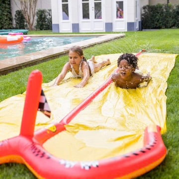 Racing | Inflatable Double Waterslide - 5.5m