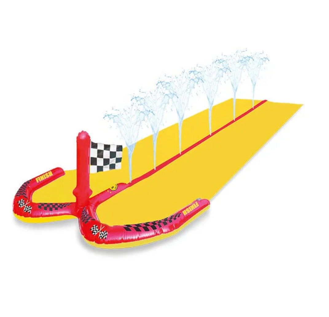 Racing | Inflatable Double Waterslide - 5.5m