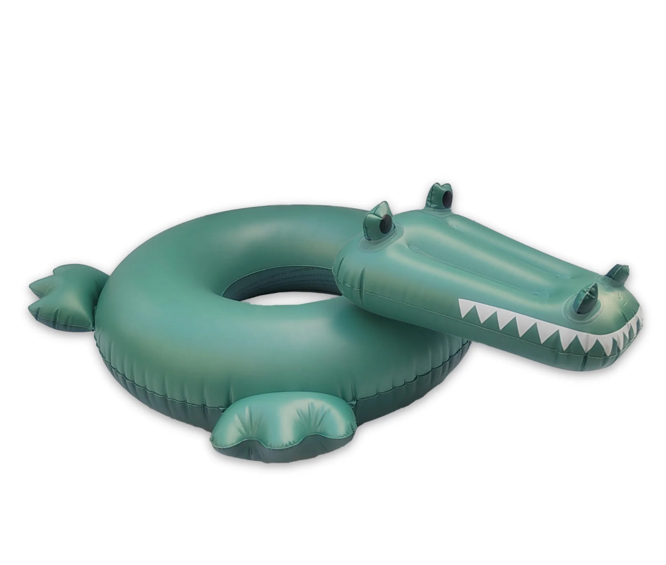Inflatable Swim Ring - Green Crocodile 65cm