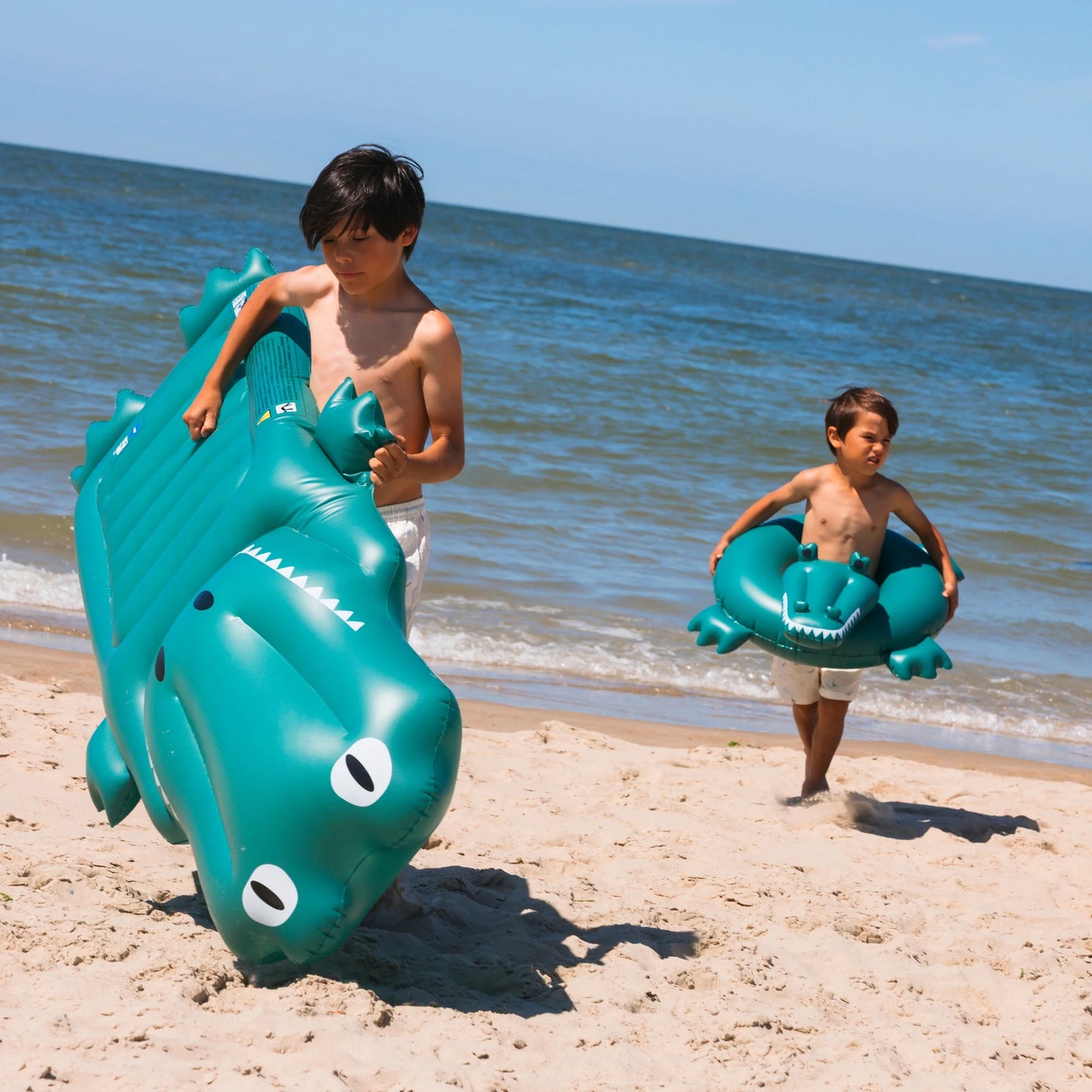 Inflatable Float - Green Crocodile 177cm