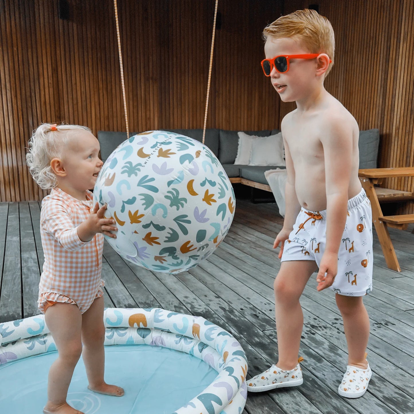 Inflatable Beach Ball - Abstract 51cm