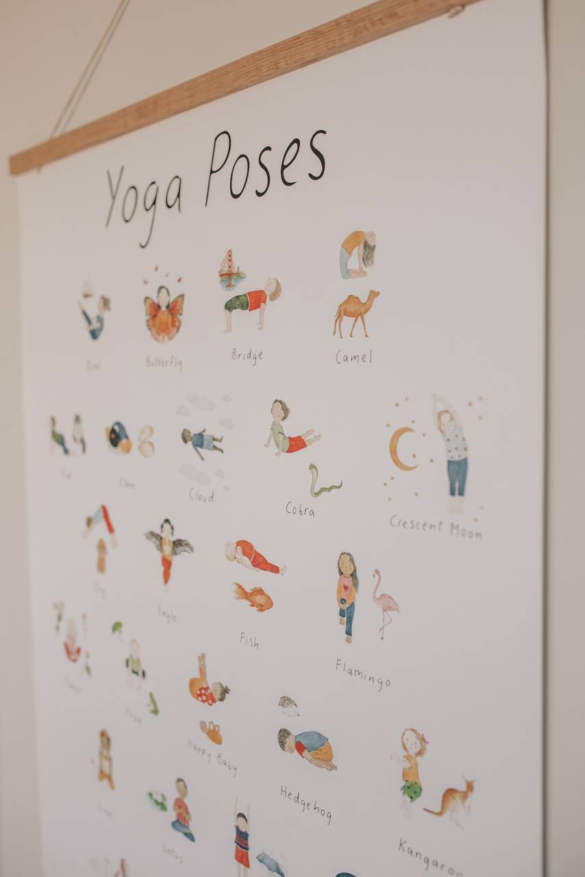 Yoga Poses Print