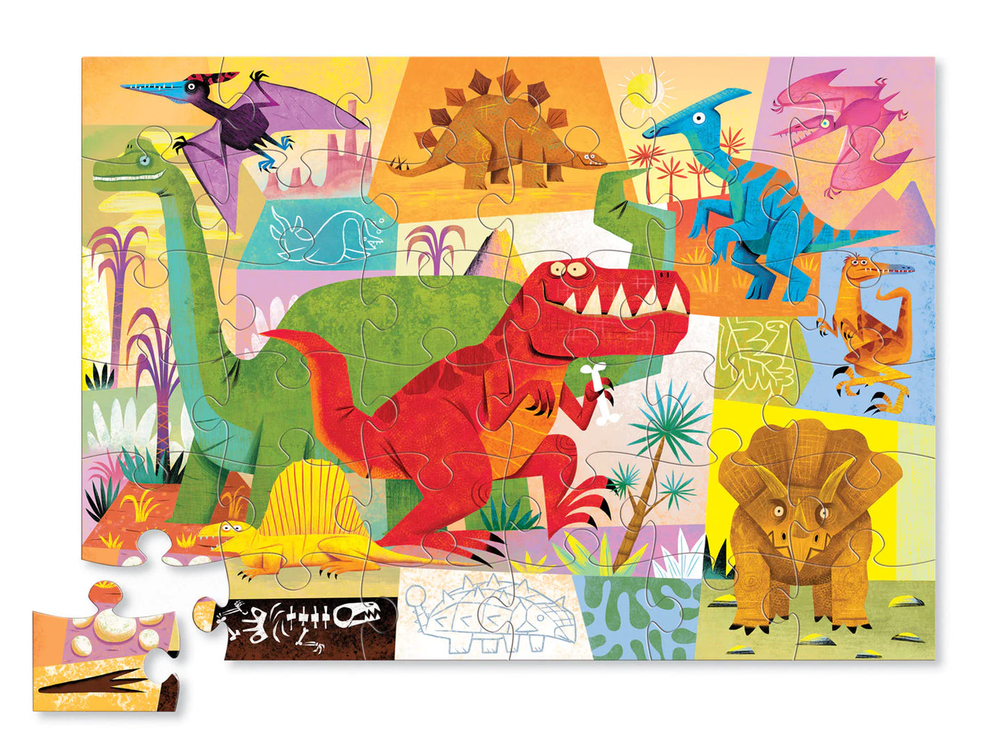 Classic Floor Puzzle 36pc - Dinosaur