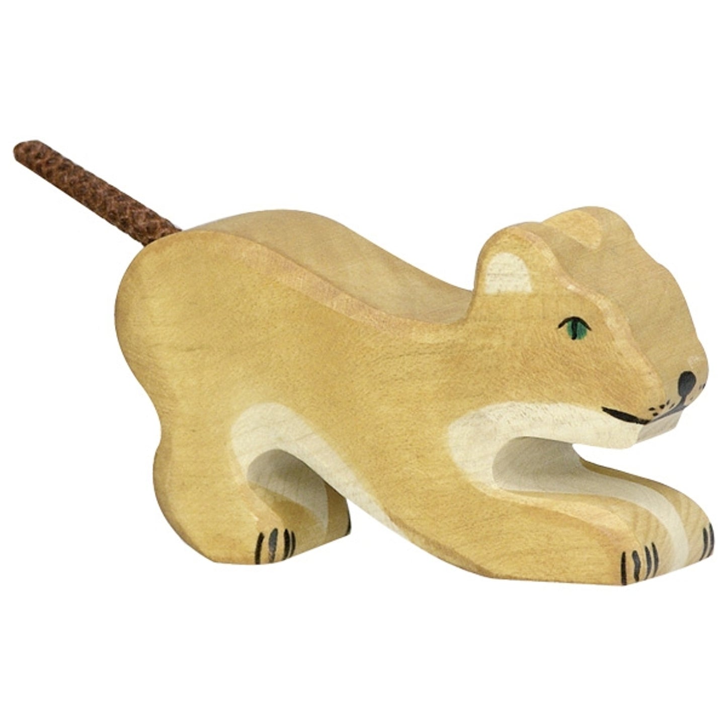 Lion, small, playing - Holztiger