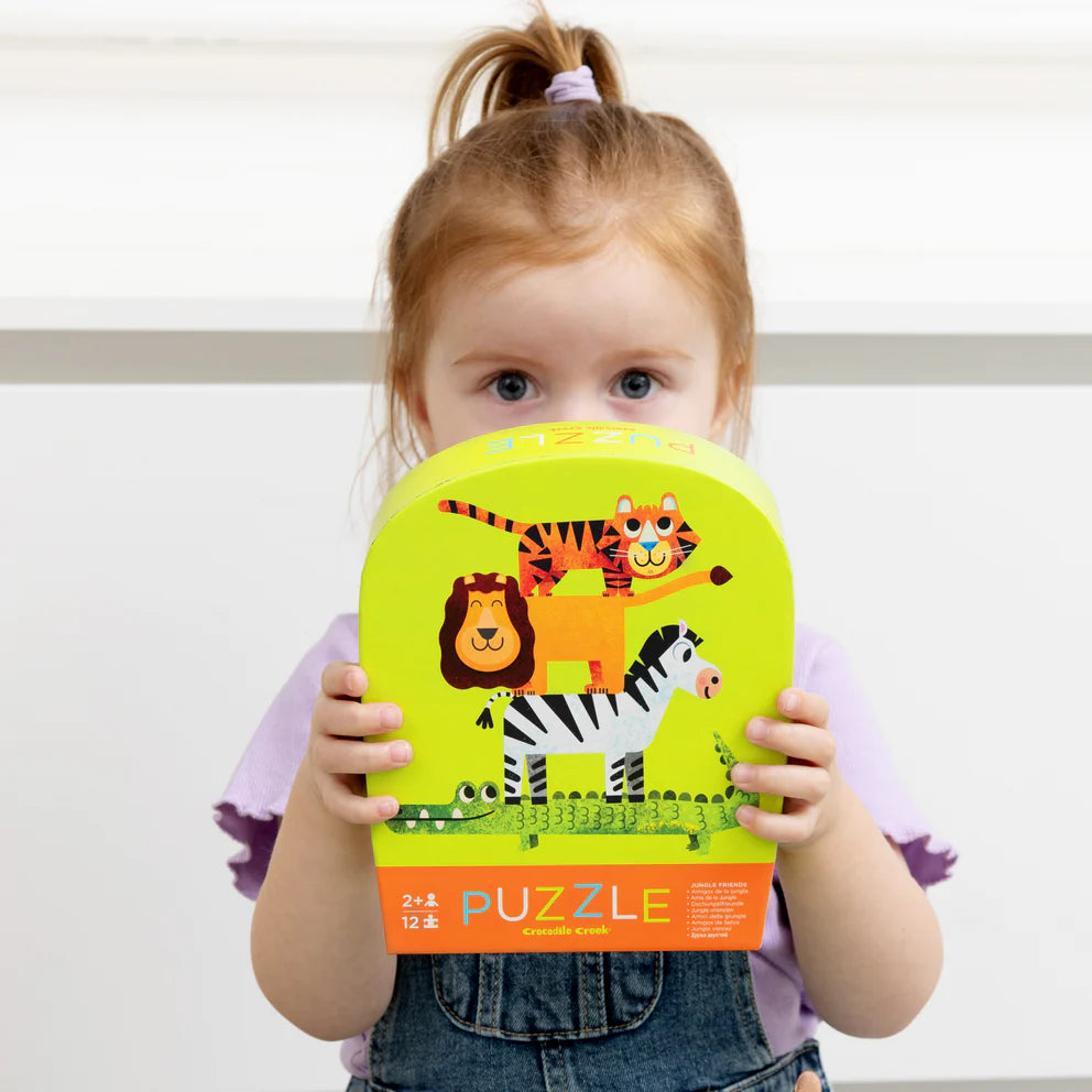 Mini Puzzle 12pc - Jungle Friends