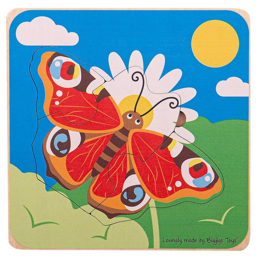 Butterfly Lifecycle Layer Puzzle