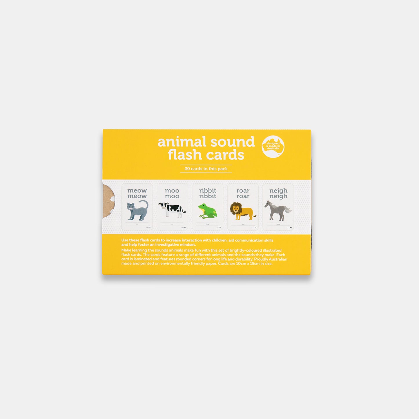 Animal Sound Flash Cards
