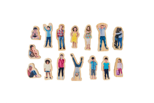 How Am I Feeling today – Wooden people