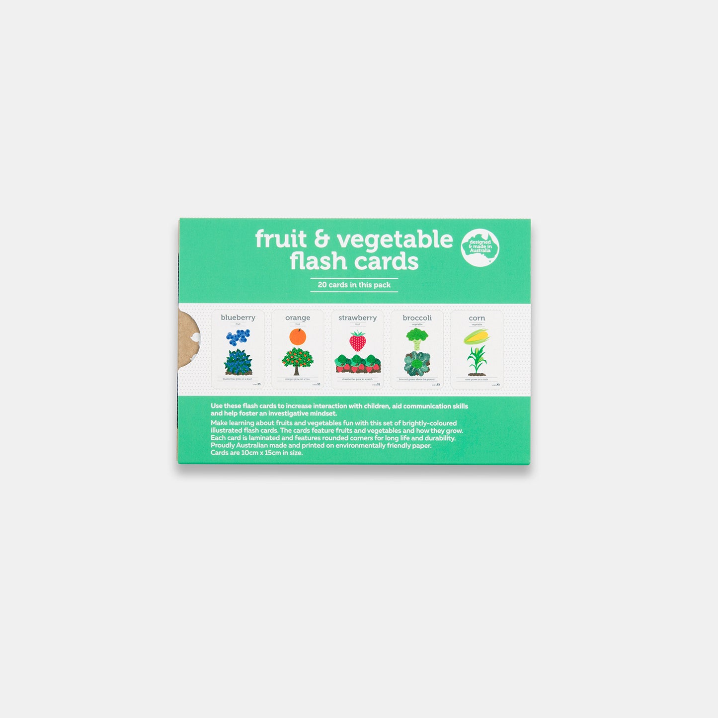 Fruit and Vegetable Flash Cards