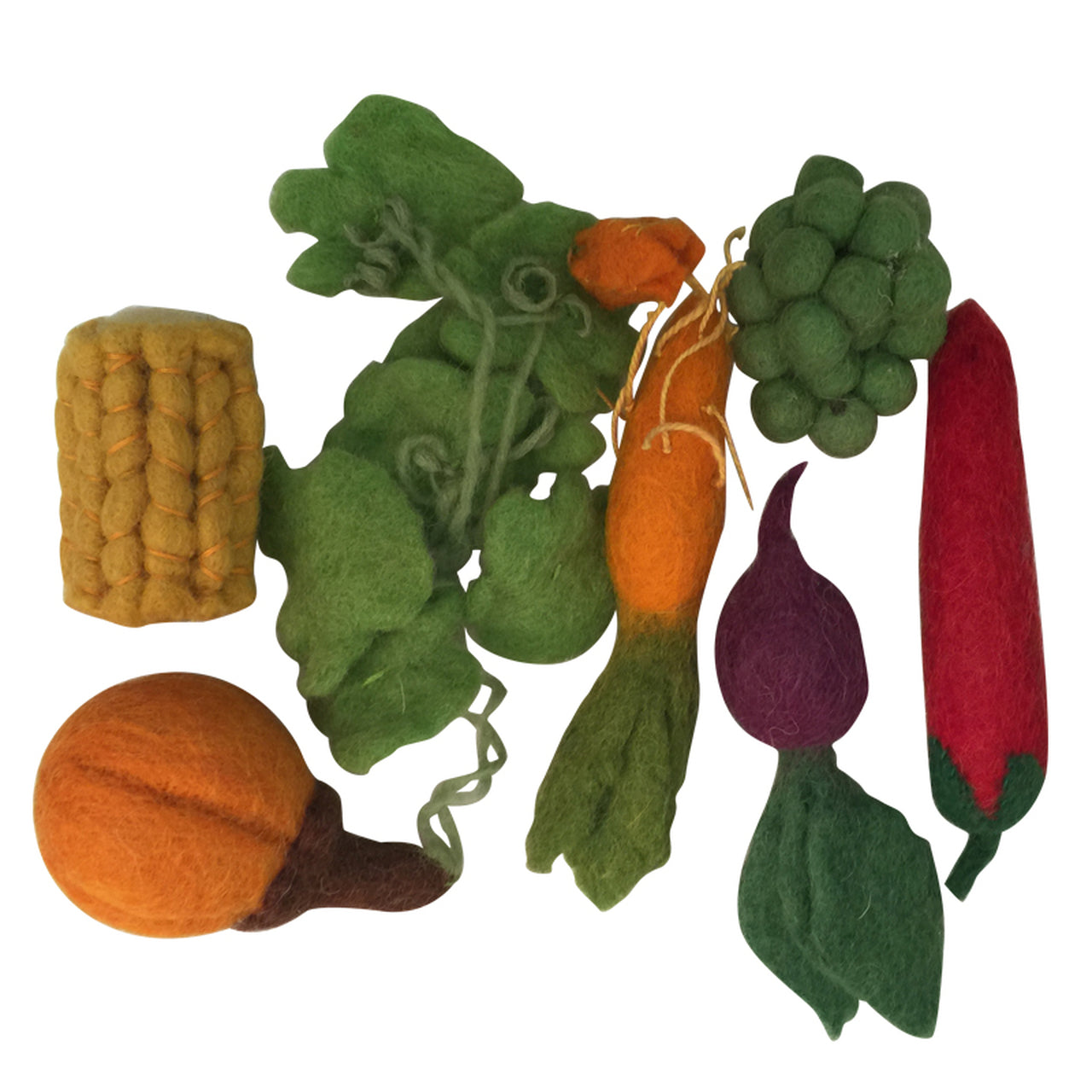 Felt Fruit and Vegetable Box Sets