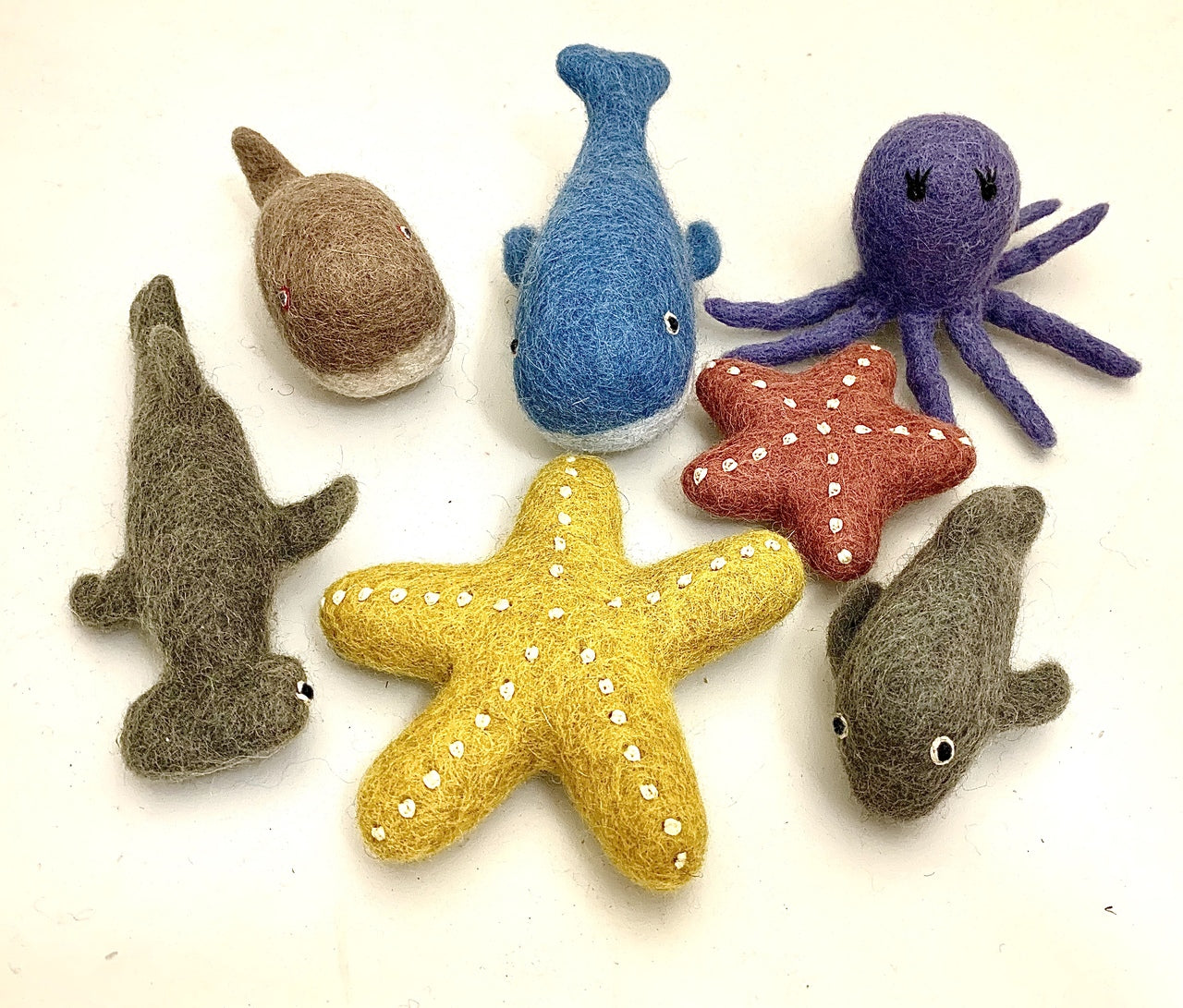 Felt Ocean Animals 7pc set