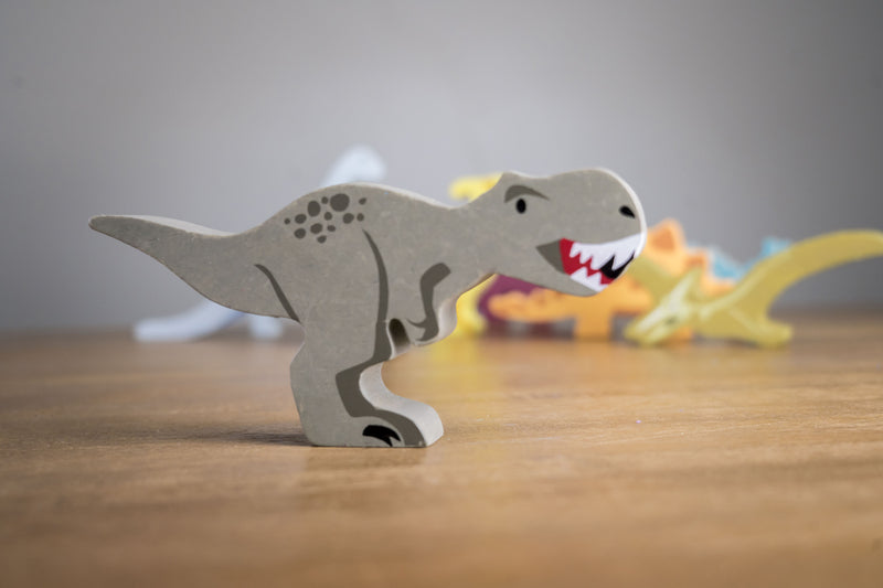 Dinosaur Pack - 8 wooden dinosaurs