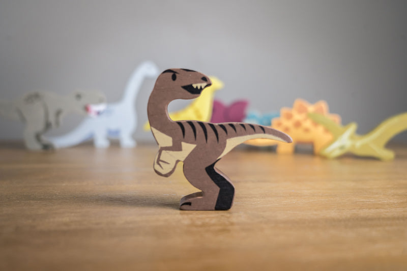 Dinosaur Pack - 8 wooden dinosaurs
