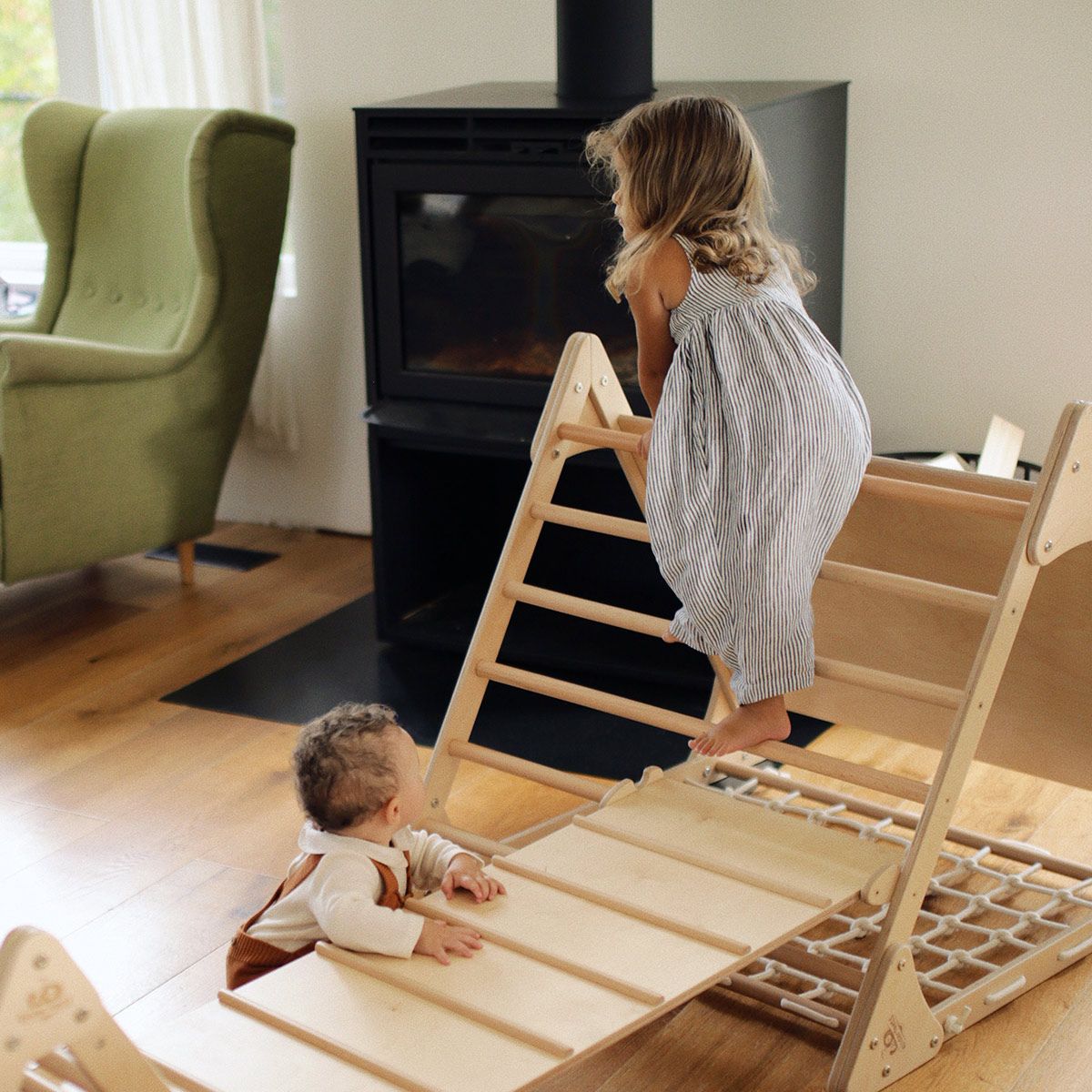 Kinderfeets Pikler Ramp & Slide - (Local Pick Up Only)