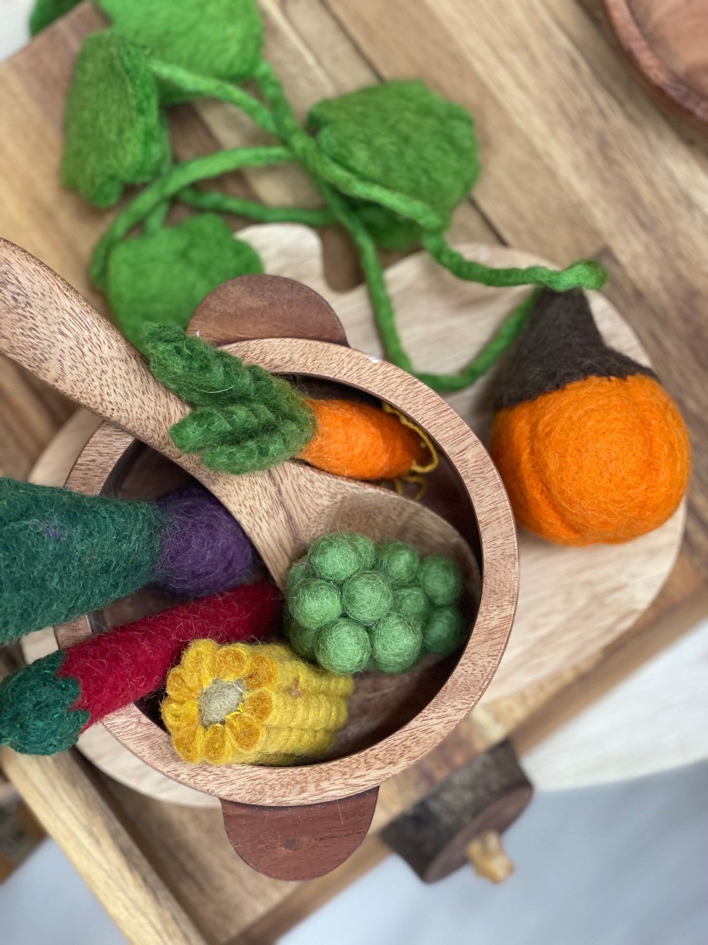 Felt Fruit and Vegetable Box Sets