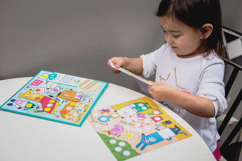 Coloured Dot Sticker Set