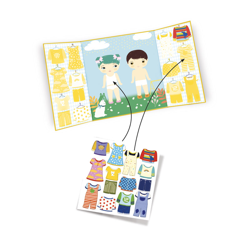 Clothes Stickers Set