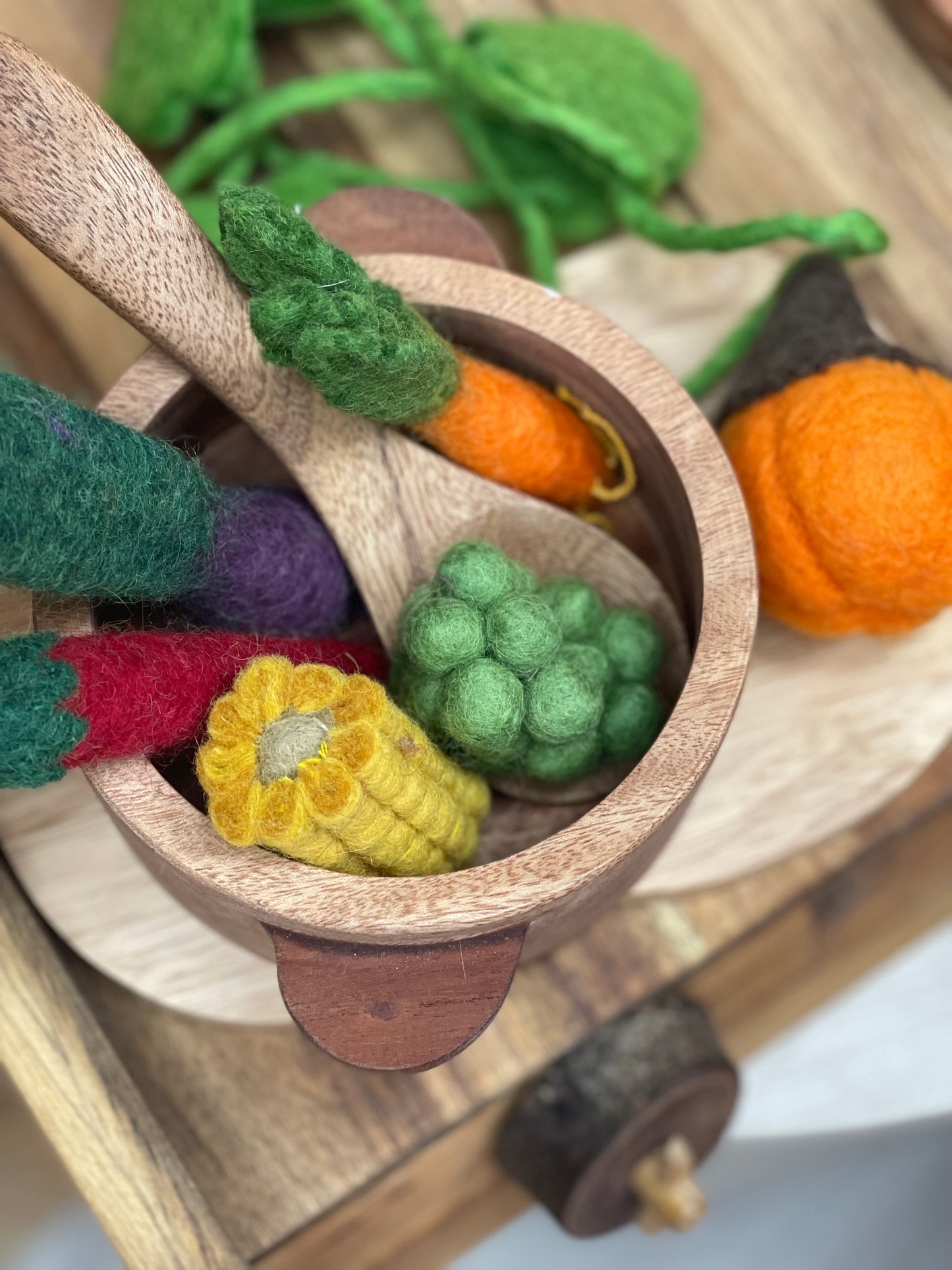 Felt Fruit and Vegetable Box Sets
