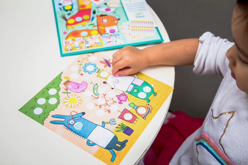 Coloured Dot Sticker Set