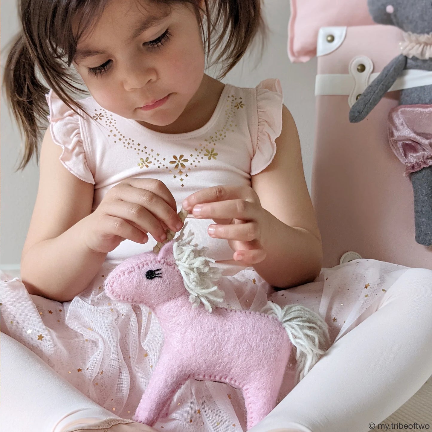 Felt Unicorn Toy