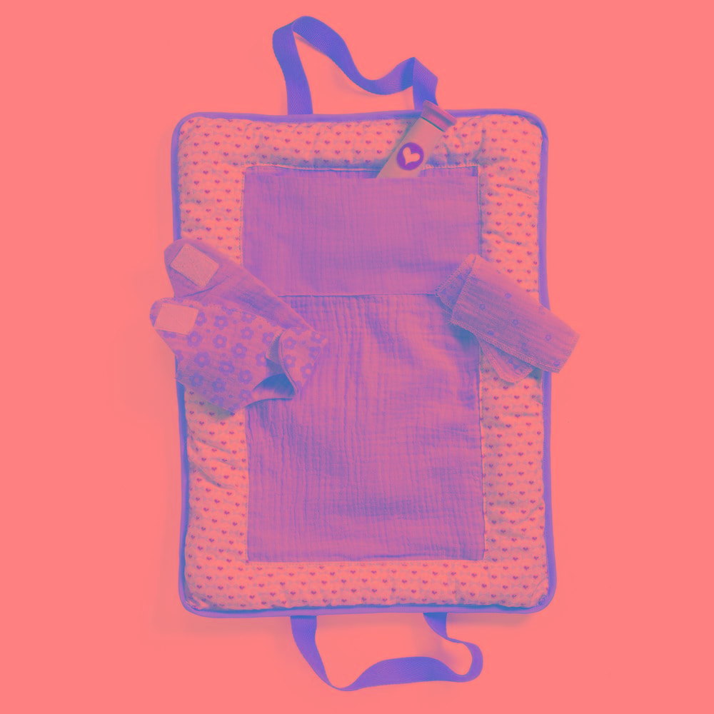 Doll Changing Bag Set - Pink Peak