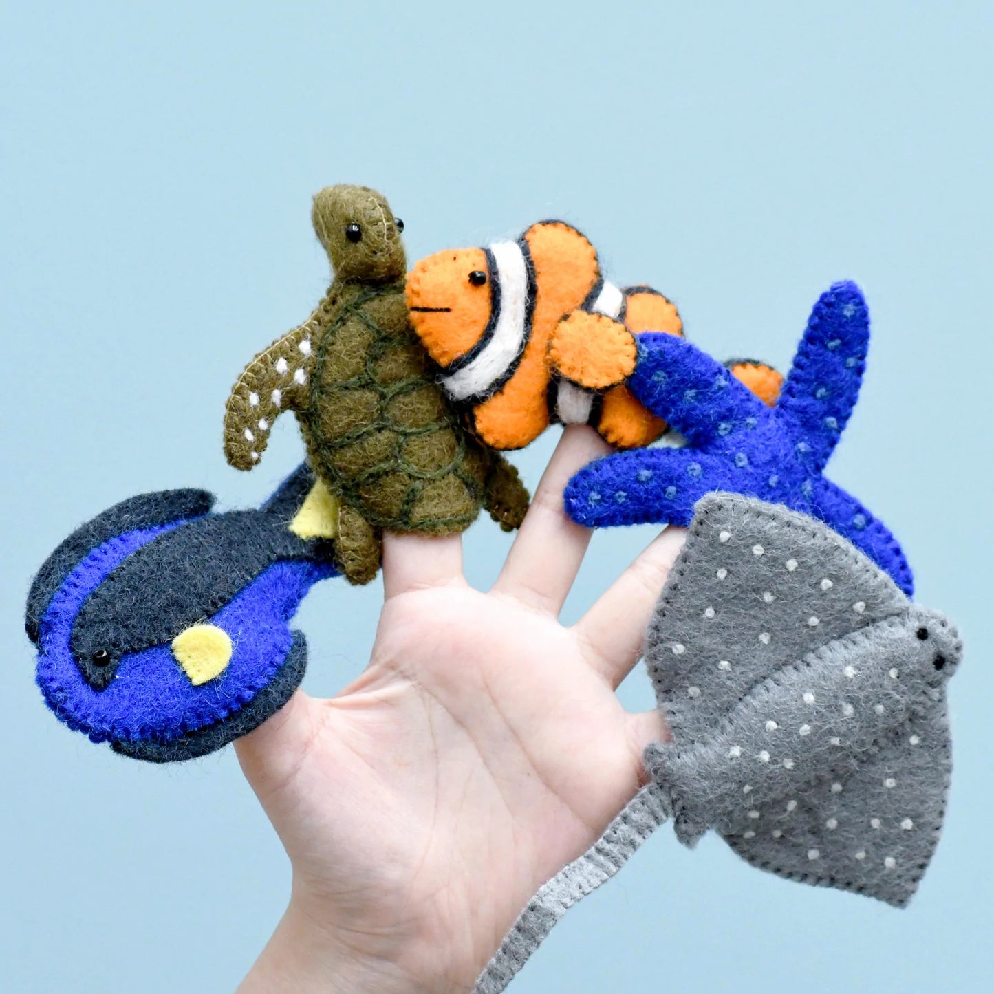 Australian Coral Reef Under the Sea - Finger puppet set