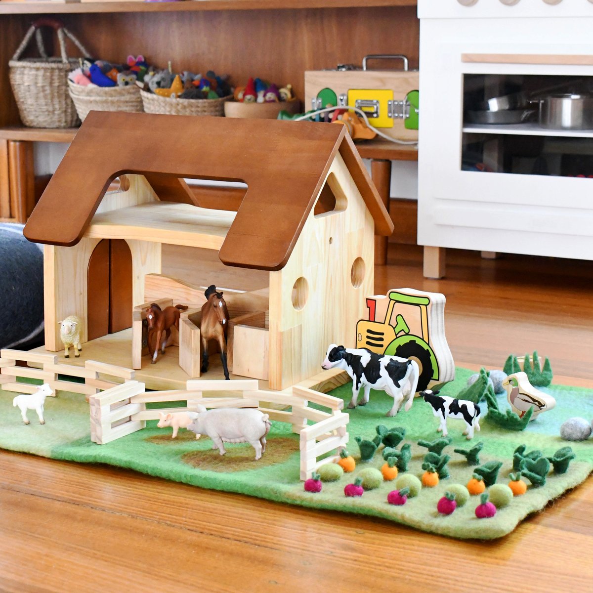 Farm Felt Playscape - Large