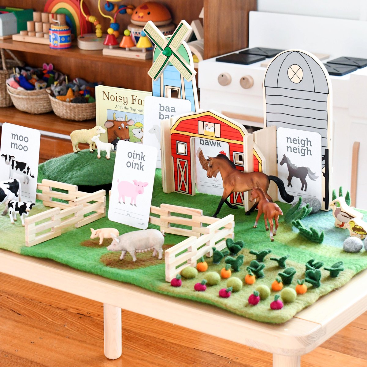 Farm Felt Playscape - Large