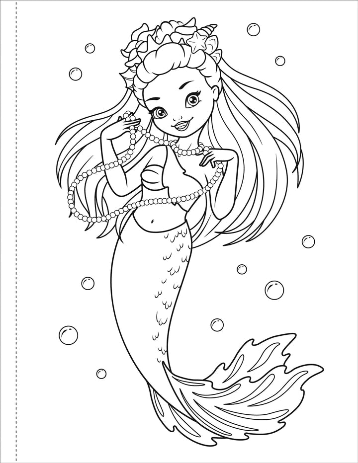 Mermaids Colouring Book