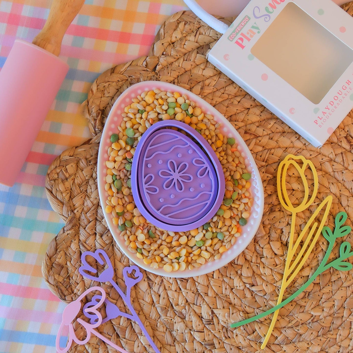 Eco Playdough Stamp | Easter Collection | Easter Egg