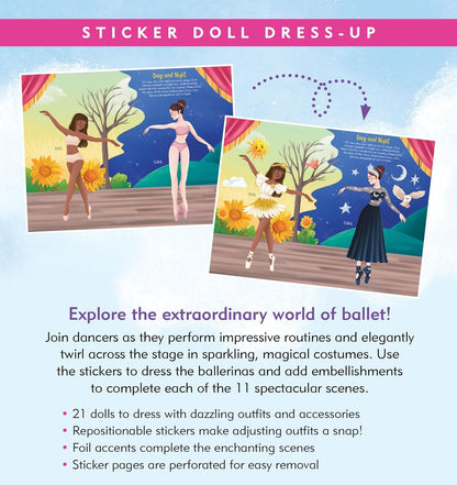 Sticker Doll Dress-Up - Ballet