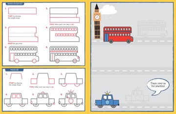 Learn to Draw - Cars, Trucks, and Trains