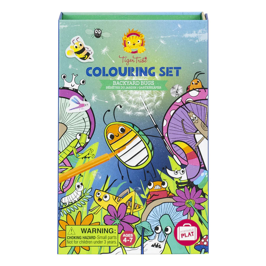 Colouring Set - Backyard Bugs