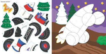 First Colour by Sticker Book - Monster Trucks