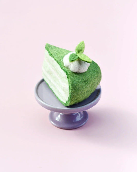 Felt Key Lime Cake Slice