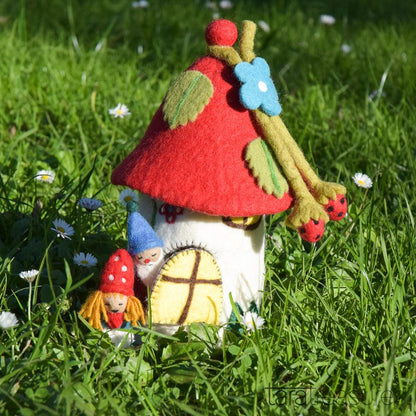 Fairies and Gnomes House - Red Roof