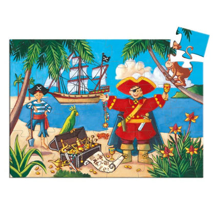 Pirate and Treasure 36pc Silhouette Puzzle