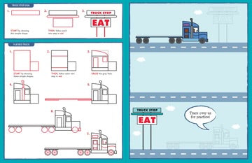 Learn to Draw - Cars, Trucks, and Trains
