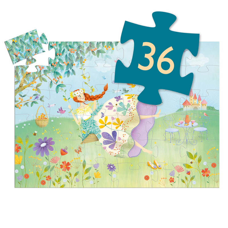 The Princess of Spring 26 Piece Silhouette Puzzle