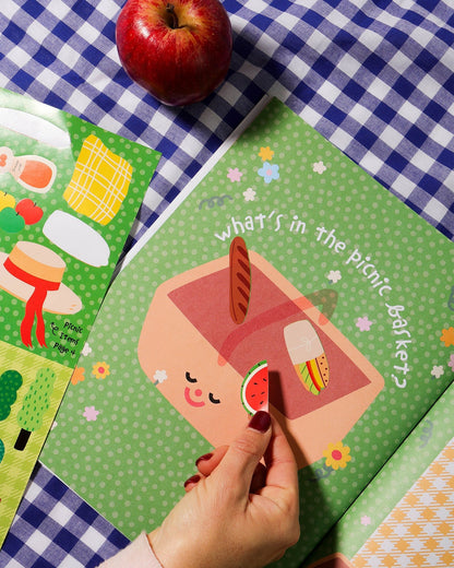 KIDS STICKER BOOK - PICNIC