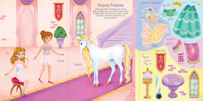 Sticker Doll Dress-Up - Unicorns