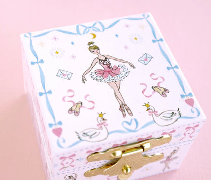 Ballerina Earrings in Ballerina Box