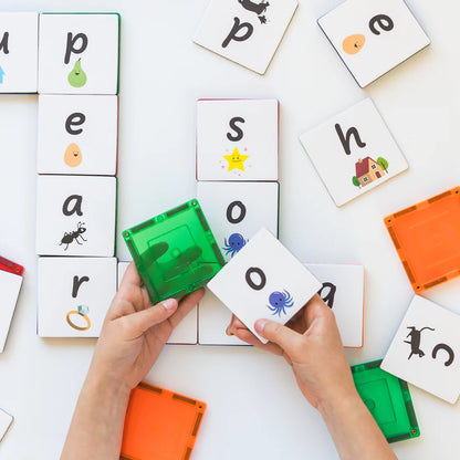 Magnetic Tile Topper - Alphabet Lower Case