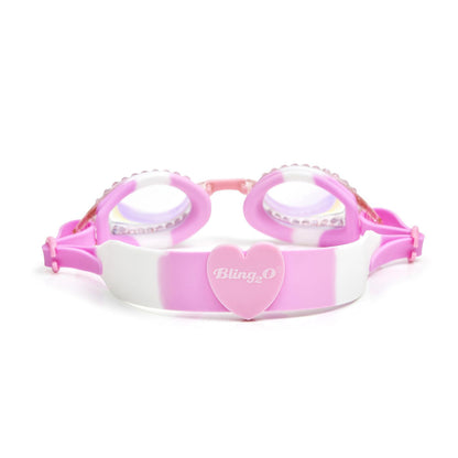 Bling2o Classic Edition - White Cherry Blossom Swimming Goggles