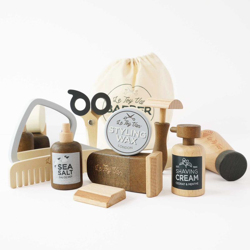 Wooden Hairdresser and Barber Kit