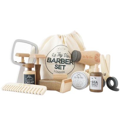 Wooden Hairdresser and Barber Kit