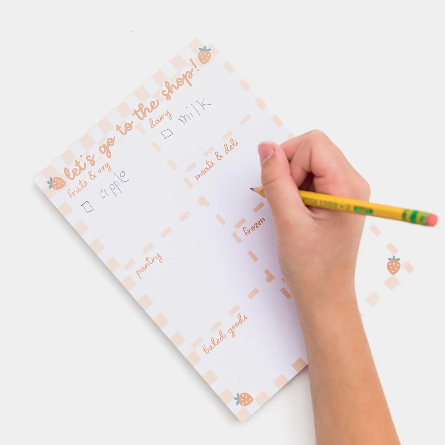 Grocery List Pretend Play Notepad