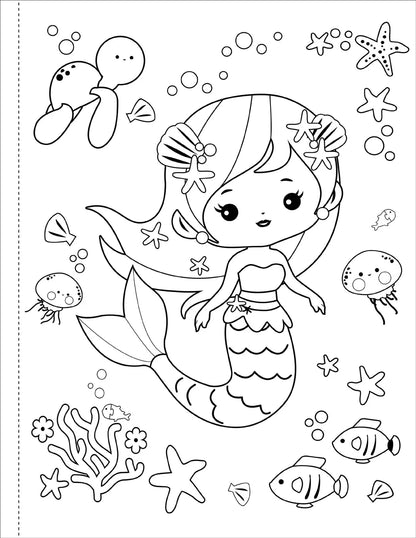 Mermaids Colouring Book