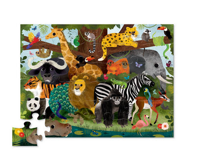 Classic Floor Puzzle 36pc - Jungle Friends