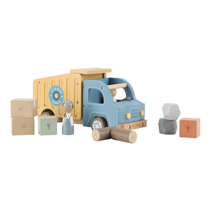 Little Dutch- Wooden Garbage Truck